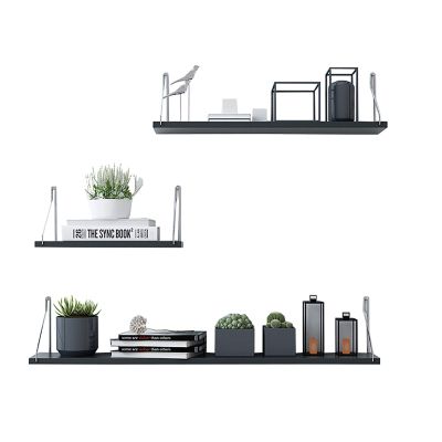 3 Set Floating Shelf,40/50/60cm Wood Wall Shelves,Modern Decorative Display Shelves,Load Capacity 8kg,for Bedroom Living Room Home Furniture Office Decor