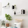 3 Set Floating Shelf,40/50/60cm Wood Wall Shelves,Modern Decorative Display Shelves,Load Capacity 8kg,for Bedroom Living Room Home Furniture Office Decor view 3