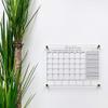 Large Clear Acrylic Monthly Calendar for wall | Dry-Erase Message White Board Calendar Wall Mounted Office Home Family Organization Tools Must Haves School Kids Adult Mom Teen Monthly Weekly ADHD Tool view 1
