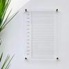 Large Clear Acrylic Monthly Calendar for wall | Dry-Erase Message White Board Calendar Wall Mounted Office Home Family Organization Tools Must Haves School Kids Adult Mom Teen Monthly Weekly ADHD Tool view 1
