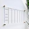 Large Clear Acrylic Weekly Calendar for wall | Dry-Erase Message White Board Calendar Wall Mounted Office Home Family Organization Tools Must Haves School Kids Adult Mom Teen Monthly Weekly ADHD Tools view 2