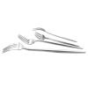 Gugrida Silver Flatware, Royal 5 Pieces Matte Finish 18/10 Stainless Steel Dinner Spoon 9.17", Camping Cutlery Silverware Travel Utensils Set Tableware view 4