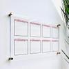 Large Clear Acrylic Weekly Calendar for wall | Dry-Erase Message White Board Calendar Wall Mounted Office Home Family Organization Tools Must Haves School Kids Adult Mom Teen Monthly Weekly ADHD Tools view 1