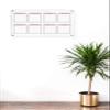Large Clear Acrylic Weekly Calendar for wall | Dry-Erase Message White Board Calendar Wall Mounted Office Home Family Organization Tools Must Haves School Kids Adult Mom Teen Monthly Weekly ADHD Tools view 3