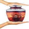 BOLD & DIVINE Lion Cremation Urns for Human - Decorative Human Ashes Female & Male, for Ashes Adult Female, Funeral Urns - Lion, Large view 4