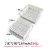 Hot Square Sudoku Shape Silicone Cake Mould For Homemade Craft Soap Mold, Cake Decorating, Fondant Gum Paste (WHITE) view 2