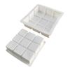 Hot Square Sudoku Shape Silicone Cake Mould For Homemade Craft Soap Mold, Cake Decorating, Fondant Gum Paste (WHITE) view 3