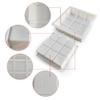 Hot Square Sudoku Shape Silicone Cake Mould For Homemade Craft Soap Mold, Cake Decorating, Fondant Gum Paste (WHITE) view 4