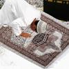 chengzui Muslim Prayer Rug Prayer Mat Portable Polyester Braided Print Mat Travel Home Waterproof Blanket with Carrying view 4