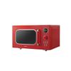 COMFEE' CM-M093ARD Retro Microwave with 9 Preset Programs, Fast Multi-stage Cooking, Turntable Reset Function Kitchen Timer, Mute Function, ECO Mode, LED digital display, 0.9 cu.ft, 900W, Red view 1