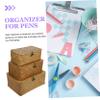 3pcs Handwoven Natural Seagrass Storage Rectangular Handmade Wicker Multipurpose Container with Lid (3 Sizes) view 3