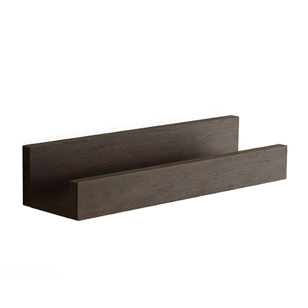 40/60cm Floating Shelves Wall Mounted,Modern Decorative Wood Wall Shelves,Floating Shelves U-Shaped,10kg Weight Capability,for Bedroom Living Room Home Furniture Office Decor