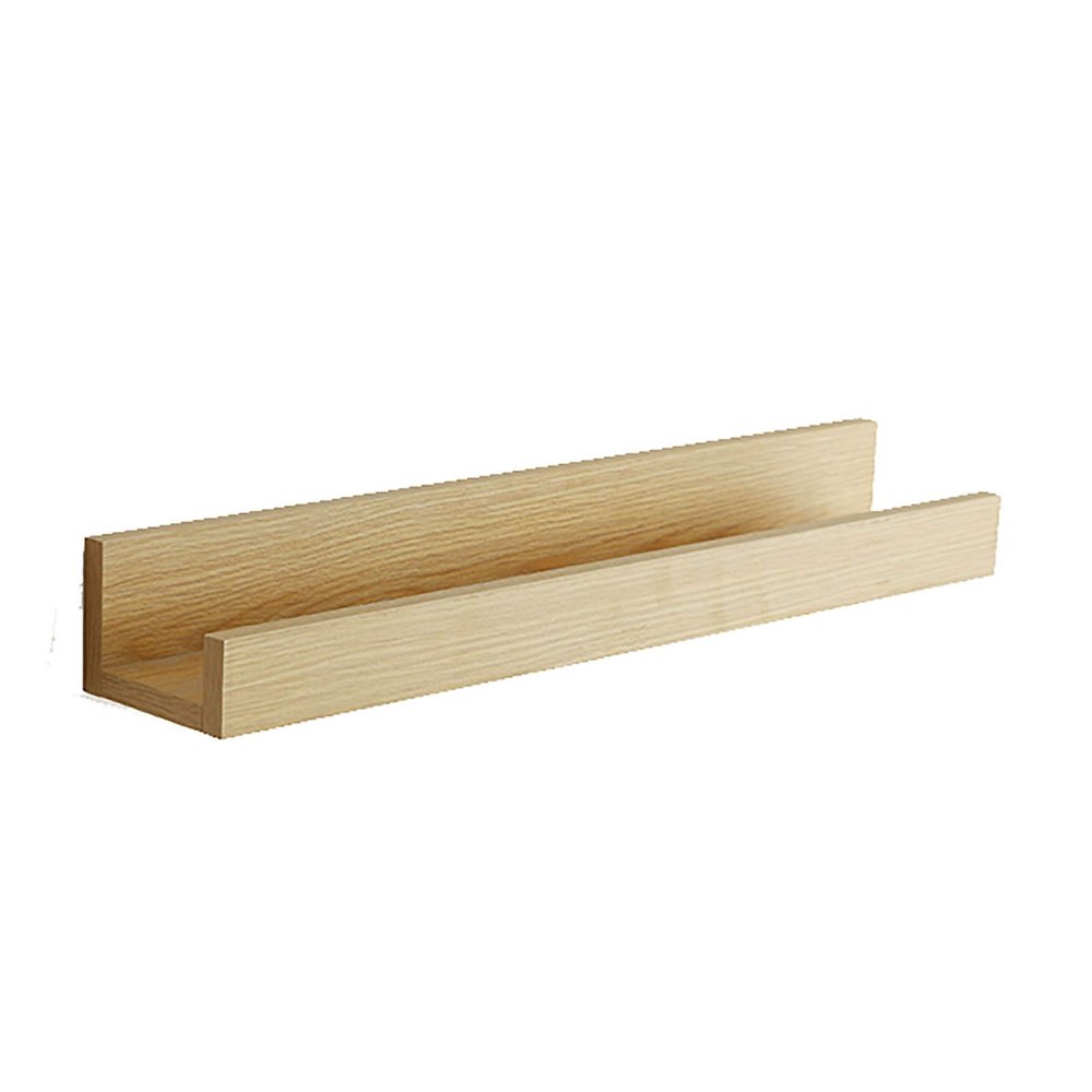 40/60cm Floating Shelves Wall Mounted,Modern Decorative Wood Wall Shelves,Floating Shelves U-Shaped,10kg Weight Capability,for Bedroom Living Room Home Furniture Office Decor