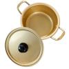 AIZYR Korean Noodle Ramen Pot - Small Stockpots Pasta Pots Instant Noodles Pot with Lid for Home and Outdoor view 1