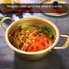 AIZYR Korean Noodle Ramen Pot - Small Stockpots Pasta Pots Instant Noodles Pot with Lid for Home and Outdoor view 4