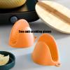 AIZYR Korean Ramen Noodle Pot with Double Handle and Anti-scalding Gloves, Korean Yellow Aluminum Stockpot Instant Noodles Pot view 3
