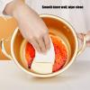 AIZYR Home Ramen Noodle Pot Large, Korean Traditional Aluminum Ramyun Pot Small Stockpots Pasta Pots with Lid for Camping, Hiking, Picnic,16cm view 3