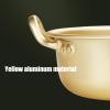 AIZYR Home Ramen Noodle Pot Large, Korean Traditional Aluminum Ramyun Pot Small Stockpots Pasta Pots with Lid for Camping, Hiking, Picnic,16cm view 4