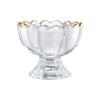 Ice Cream Bowl Glass Dessert Cup Small Cute Footed Clear Glass Ice Cream Cups with Phnom Penh Perfect for Ice Cream Dessert Smoothie Milkshake Fruit Salad,5oz view 1