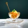 Ice Cream Bowl Glass Dessert Cup Small Cute Footed Clear Glass Ice Cream Cups with Phnom Penh Perfect for Ice Cream Dessert Smoothie Milkshake Fruit Salad,5oz view 3
