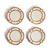 Two's Company Set of 4 Bamboo Touch Dinner Plate view 1