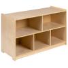 EMMA + OLIVER Wooden 5 Section School Classroom Storage Cabinet for Commercial or Home Use view 3