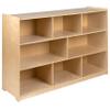 EMMA + OLIVER Wooden 8 Section School Classroom Storage Cabinet for Commercial or Home Use view 3