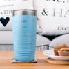 PlaqueMaker Personalized 20-oz Travel Tumbler For Engineers (Light Blue) view 4