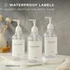 MaisoNovo Waterproof Labels for Bottles Modern Design - 6pc Mix Pack view 4
