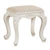 European Vanity Stool Makeup Dressing Stool, Baroque Piano Chair, Padded Bench with ABS Legs, for Dressing Room Living Room Bedroom view 1