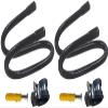 Pmsanzay Skateboard Wall Mount Wall Hanger Rack Storage Display Holder - for Storage Your Skateboard or Longboard and Helmet - Easy to Install - Hold up to 20 KG. (40LBS) - 2/PK view 2