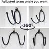 Pmsanzay Skateboard Wall Mount Wall Hanger Rack Storage Display Holder - for Storage Your Skateboard or Longboard and Helmet - Easy to Install - Hold up to 20 KG. (40LBS) - 2/PK view 3