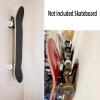 Pmsanzay Skateboard Wall Mount Wall Hanger Rack Storage Display Holder - for Storage Your Skateboard or Longboard and Helmet - Easy to Install - Hold up to 20 KG. (40LBS) - 2/PK view 4