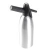 1 Liter Soda Maker,Home Soda Water Siphon Alloy Soda Sparkling Water Maker Fizzy Soda Machine for Fresh Soda Water, Cocktails, Hard Seltzers(Silver) view 1