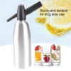 1 Liter Soda Maker,Home Soda Water Siphon Alloy Soda Sparkling Water Maker Fizzy Soda Machine for Fresh Soda Water, Cocktails, Hard Seltzers(Silver) view 2
