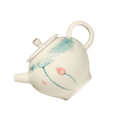 1pc Teapot Practical Small Kettle with Handle Heat-resistant Ceramic Tea Kettle Ceramics Teaware Kung Fu Tea Accessory