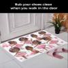 Bathroom Rug Soft Plush Bathroom Mats 24" x 35", Cute Black Ballerina Girl Absorbent Luffy Microfiber Bedside Rug Non-Slip Rubber Indoor Mat Bathroom Runner, Machine Washable, Cartoon Pink Bow Dance view 4