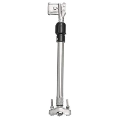 Wakauto 1pc Adjustable Umbrella Stand Holder for Wheelchair Stroller and Detachable Base Height Adjustable Easy to Install Black Design