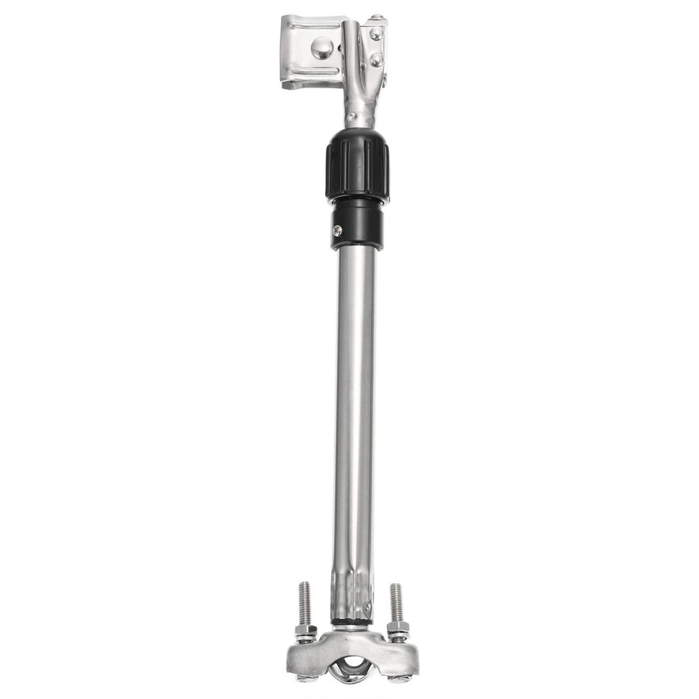 Wakauto 1pc Adjustable Umbrella Stand Holder for Wheelchair Stroller and Detachable Base Height Adjustable Easy to Install Black Design