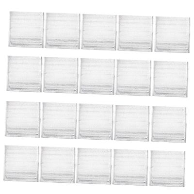 Cabilock 20pcs Disposable Aluminum Insulation Bag for Food Storage and Take-out Thermal Pouch for Picnic Travel and Meal Prep
