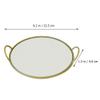 1pc Tray Plate Food Storage Tray Storage for Snack Fruit Dinner Plate Service Home Tableware Food Round Cake Round Serving Dessert view 3