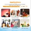 Moonshan Liquid Filling Machine 2-118 Oz Bottle Filler Machine with Anti-Dripping Nozzle Diaphragm Pump Digital Control for Cosmetic Water, Wine, Makeup Remover GFK-160A view 4