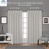 Double Pinch Pleat Twill Woven Blackout Curtain Panels for Hall, Dinning, Bedroom (2 Panels Combined Size, Navy Blue, 52 Inch by 95 Inch) view 3