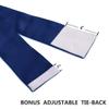 Double Pinch Pleat Twill Woven Blackout Curtain Panels for Hall, Dinning, Bedroom (2 Panels Combined Size, Navy Blue, 52 Inch by 95 Inch) view 4