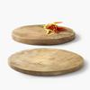 12 x 1 3/4in Round Teak Board view 4