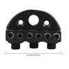 Naroote Headless Guitar Locking Nut, Black 42. 5mm Headless Guitar Bridge Headless Guitar Nut Zinc Alloy Locking Nut Color for Guitar Enthusiasts view 4