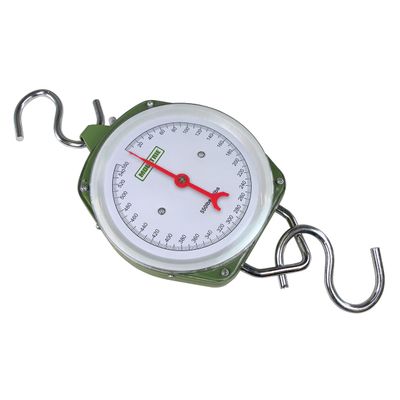 Moultrie 550 Lb Big Game Scale - All-Steel Frame, Large Easy-Read Dial, Two S-Hooks Included, MFA-15007