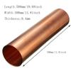 BAIWANLIN T2 Pure Copper Foil Roll Cu Sheet Tape Band Belt Ribbon Strip Plate Thin for Welding Brazing Conductive,0.4mm*300mm*500mm view 2