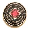 32 Year NA Candy Apple Red Tri-Plate Medallion, Chip, Token view 2