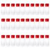 Hemoton 30Pcs Plastic Spice Jars Bottles 3. 5 Oz/ 100ml Empty Seasoning Containers with Cap for Condiment Salt Pepper Powder (Red) view 1